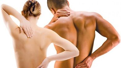 What diseases cause pain in the lower back